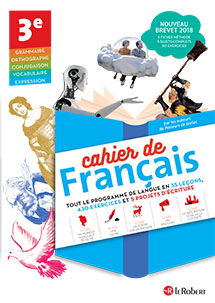 Cahier de Fran&ccedil;ais 3e